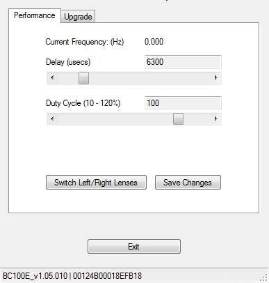 Optoma Parameter  out-of-box