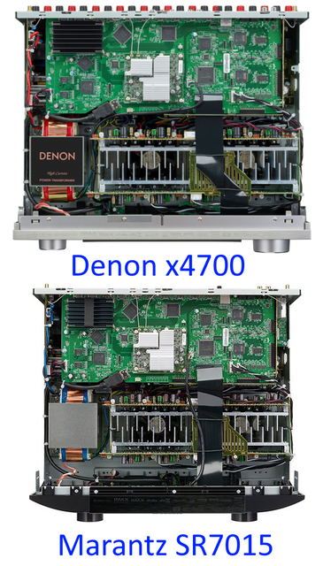 Vergleich Denon x4700 vs. Marantz SR7015