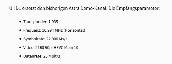 UHD1 by Astra