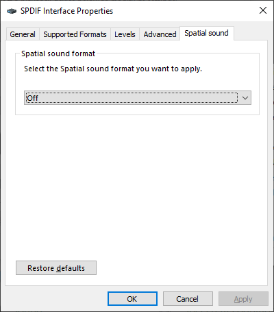 Spartial Sound