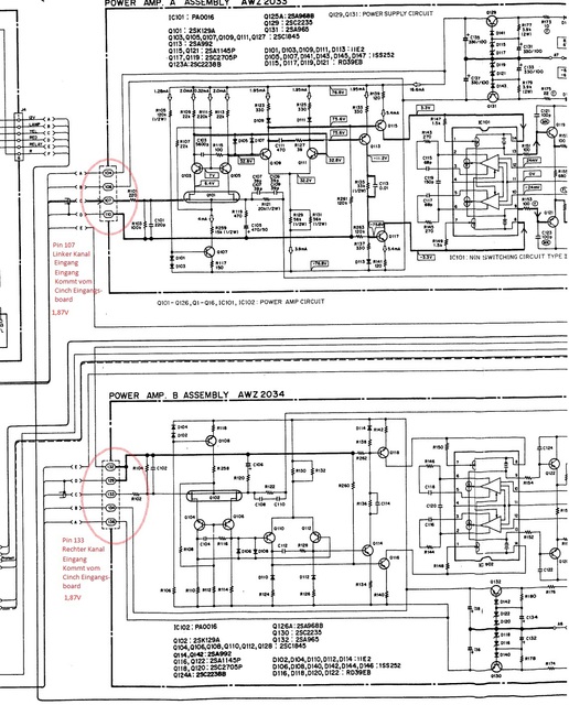 Schaltplan PowerAmp