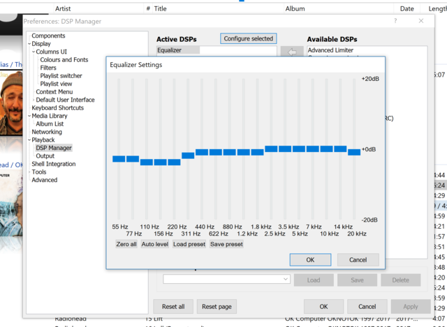 Foobar2000 Equalizer Einstellung Bose Soundlink 3