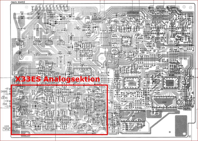 X33ES Mainboard Marked