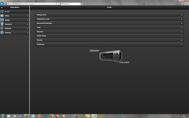 Denon Setup