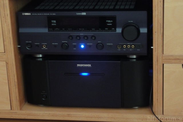 Yamaha RX-V 663 (Pure Direct Modus) & Marantz MM8003