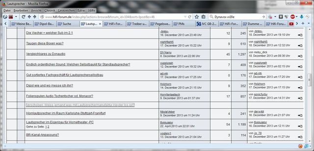 mysterise suche im HF - manipulation seitens moderatoren?