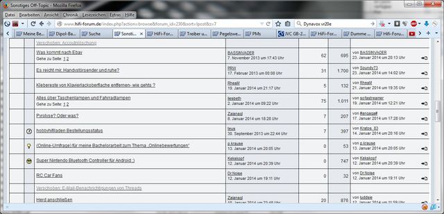 mysterise suche im HF - manipulation seitens moderatoren?