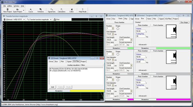 tangband w8q spl CB