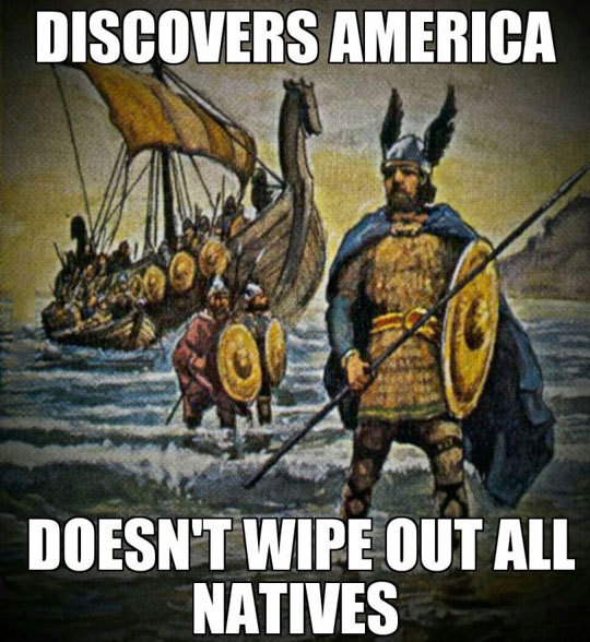 Funny Nordic America Natives