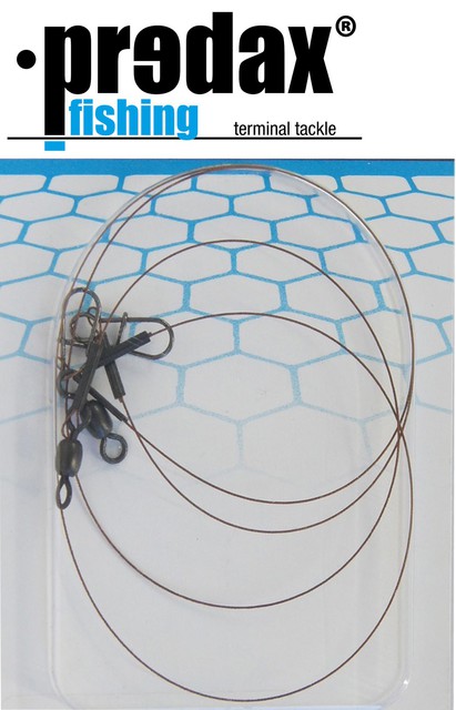 Predax Stahlvorfach 7x7  Ready To Fish  30cm 2 St 3