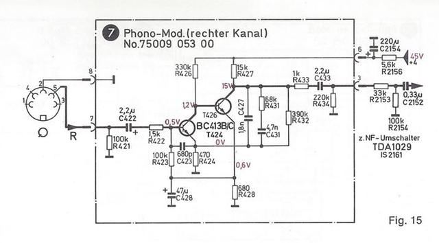 Phono 92xy Rechter Kanal