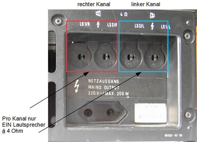 V5000 LS Anschluss