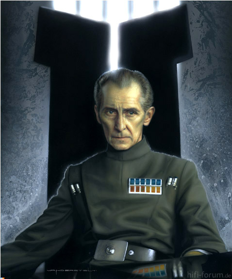 Wilhuff Tarkin im Sessel