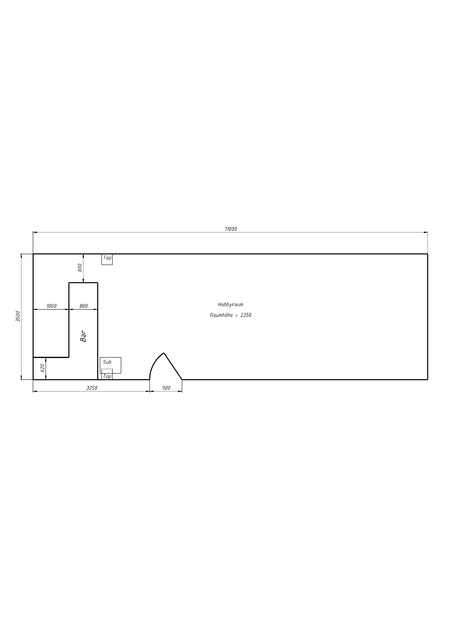 Grundriss Hobbyraum