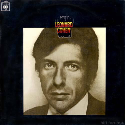 Leonard Cohen Songs Of Leonard Cohen