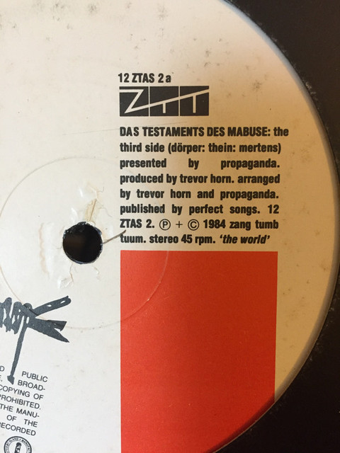 Propaganda ?? Dr. Mabuse (13th Life Mix)