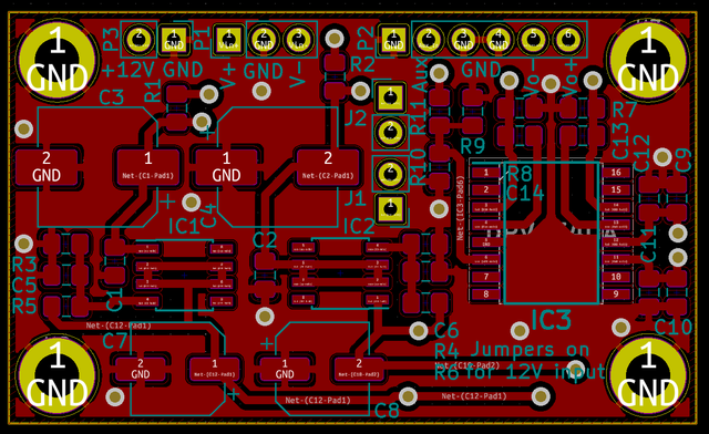 XLR Driver Layout