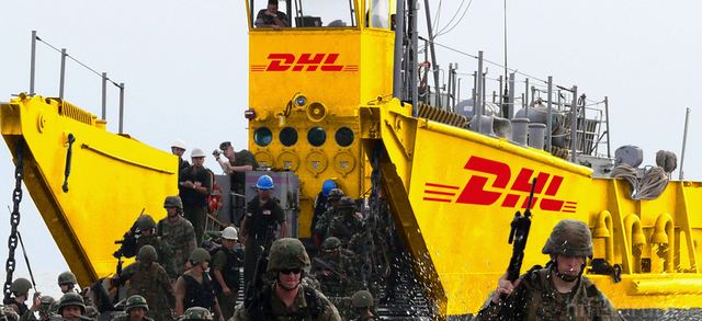 DHL Landungsboot