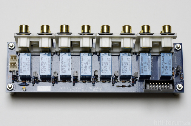 Eingangswahlplatine Bestückt
