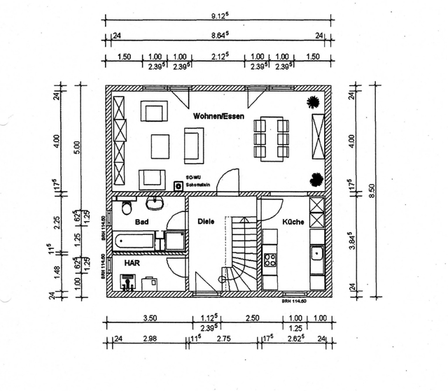 Grundriss 676109