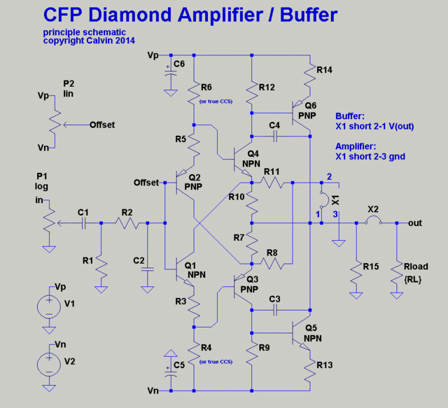CFP Diamond Amplifier/Buffer