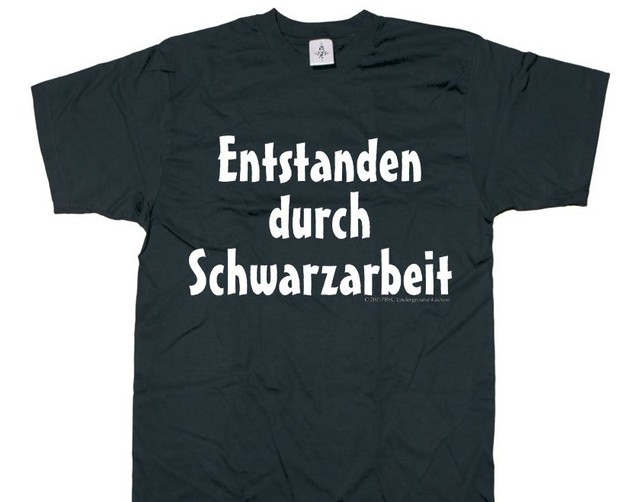 Kinder T Shirt Entstanden Durch Schwarzarbeit