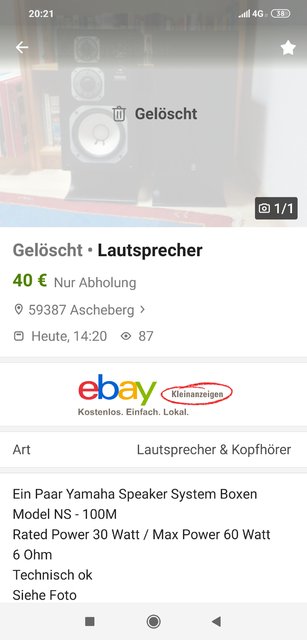 Screenshot 2023 02 01 20 21 14 796 Com Ebay Kleinanzeigen