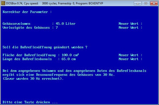 BR Vorschlag 1 + 6 DB @ 30 Hz