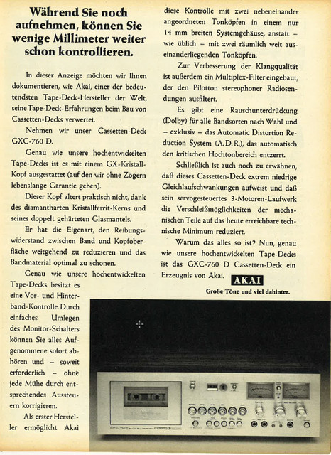 AKAI GXC 760D 1977