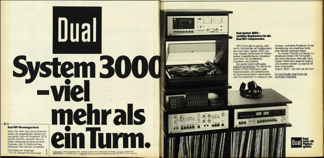 DUAL System 300 1978