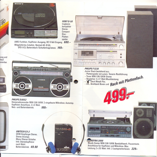 Kompaktanlage ca. 1986