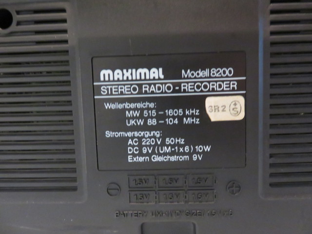 MAXIMAL Modell 8200