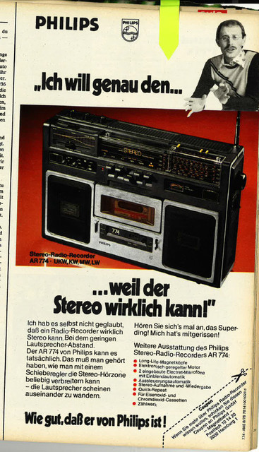 Philips Werbung 1978