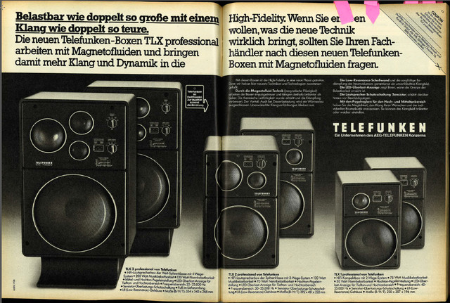 Tekefunken Lautsprecher 1978