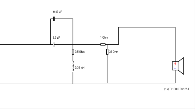 Tweeter Schaltplan