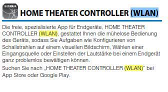 HOME THEATER CONTROLLER (WLAN)