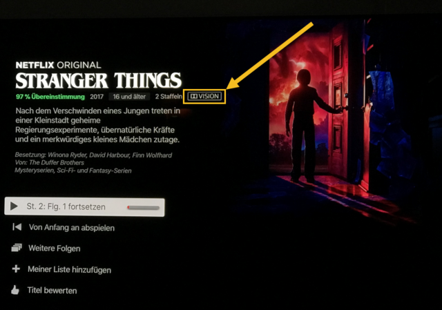 Stranger Things 2 In Dolby Vision