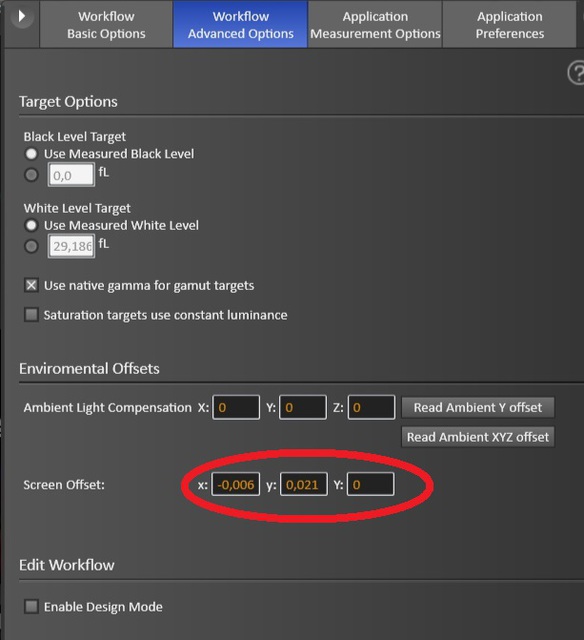 Workflow Advanced Options