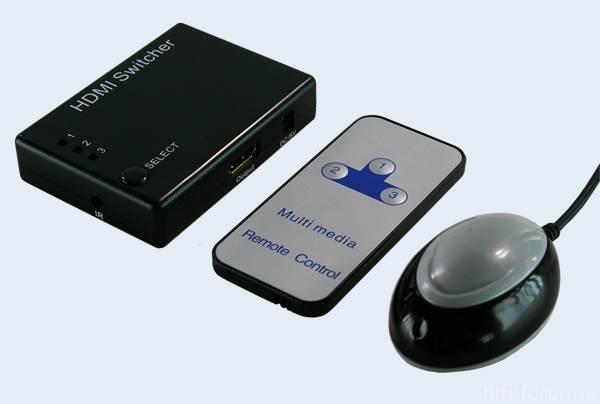 Video Switch Hdmi 3 Port Mit Verstaerker Logilink