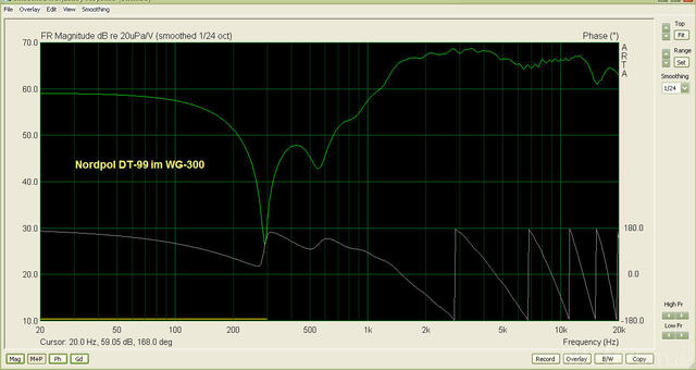 DT99 WG300 Frequenzgang