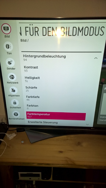 Einstellwerte 2