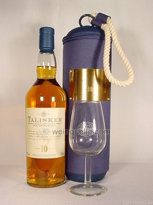 Praesent 21 Whisky Talisker 10 Jahre In GP Boots Fender 1 Nosing Glas 7646