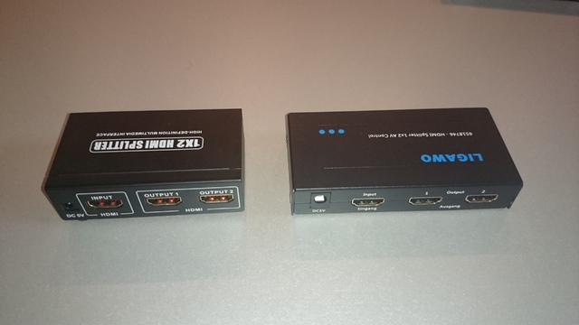 HDMI-Splitter alt und neu