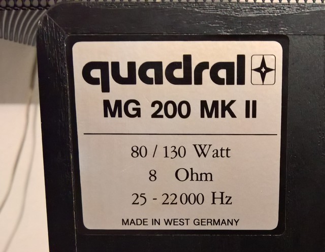 Quadral MG 200 MKII