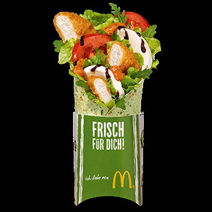 McWrap Tomate Mozzarella mit Chicken