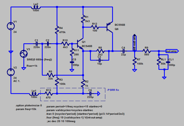 Leach 1977 Preamp Simple -PSRR Fix