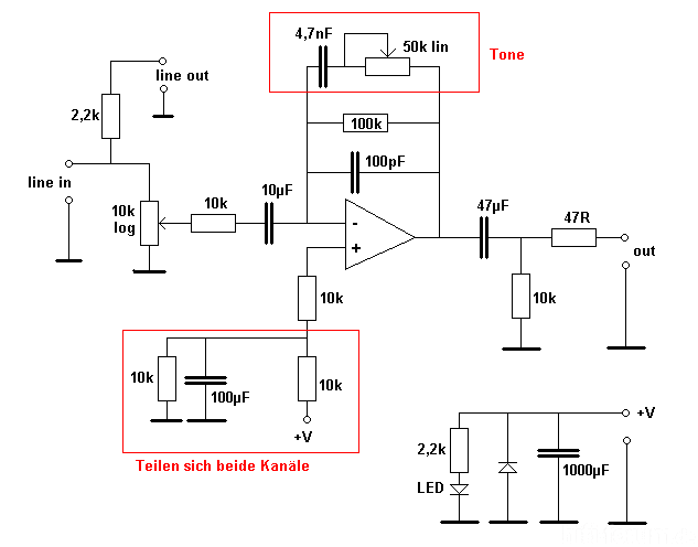 Schaltung BTech BT928