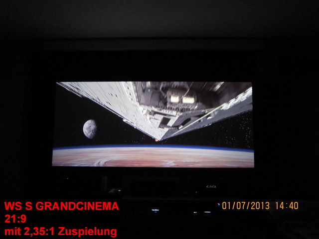 WS S Grand Cinema 21:9 "Star Wars Episode IV Copyright By Lucas Film And  20Th Century Fox