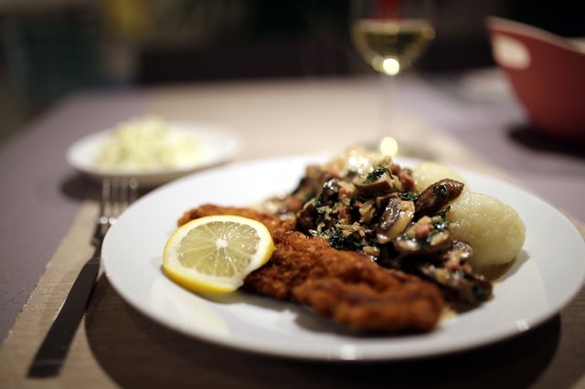 Schnitzel PilzpfanneIMG 0809