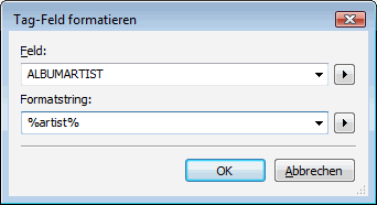 Tag Feld Formatieren